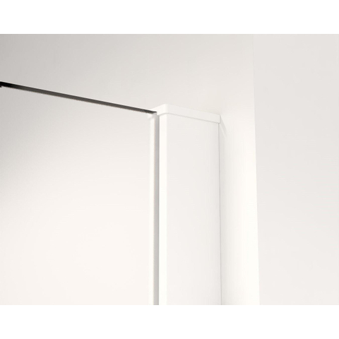 Fortifura Galeria Douche à l'italienne - 100x200cm - verre satiné - Blanc mat SW876808