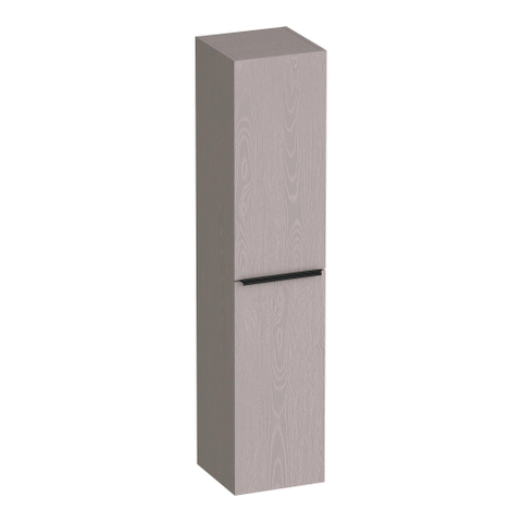 BRAUER Elevate armoire de salle de bains - 160x35x35cm - sans poignées rapportées - 2 portes - ouverture à gauche ou à droite - Timber Greige SW1200004
