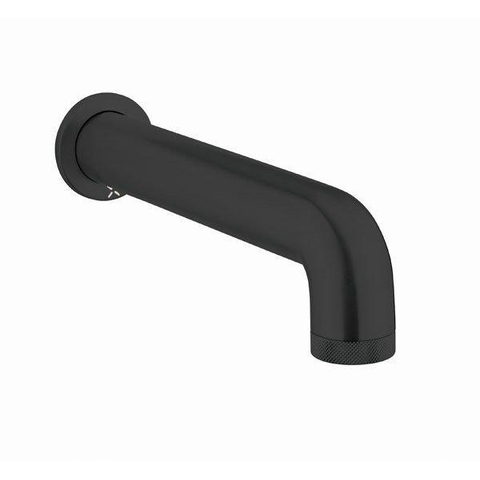 Crosswater Union Baduitloop - 24.7cm - gecoat zwart mat SW968247