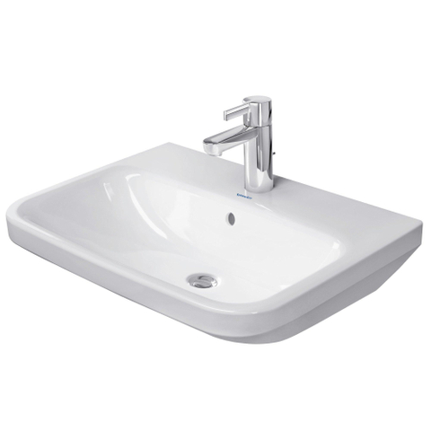 Duravit Durastyle Wastafel - 60x44cm - met 1 kraangat - met overloop - wit SW54087