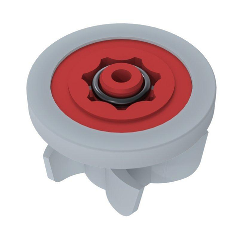 Neoperl PCW-02 limiteur de débit de douche - 12 litres par min - rond 12,7 mm - rouge GA83976