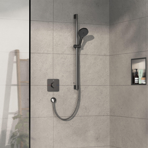 Hansgrohe Showerselect comfort q Thermostaat - inbouw - 1 functie - zwart chroom SW918057