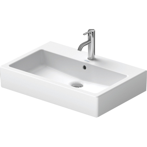 Duravit Vero Meubelwastafel - 70x47cm - met 1 kraangat - met overloop - geslepen - wit SW223283