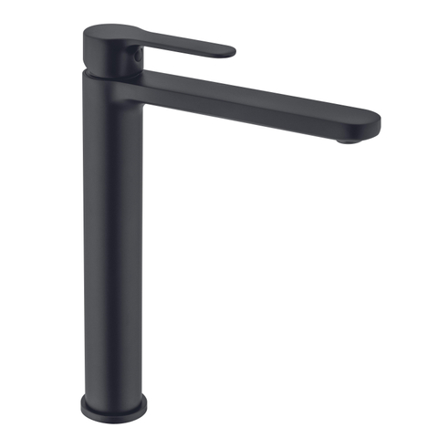 Go By Van Marcke Nero Robinet de lavabo - 29cm - surélevé - posé - noir mat SW369959