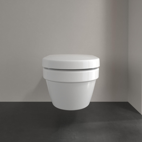 Villeroy & Boch Vicare Architectura wandcloset - diepspoel Vita - 37x70cm CeramicPlus antibacterieel - White Alpine (glans wit) SW106439