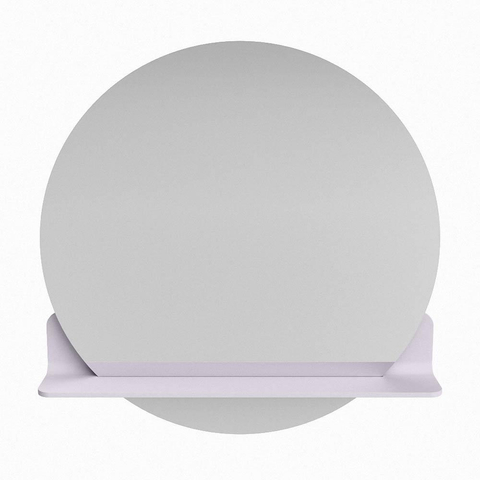 Mondiaz SPOT miroir – Ø 70 cm – avec tablette – Cale (gris clair) SW1235496