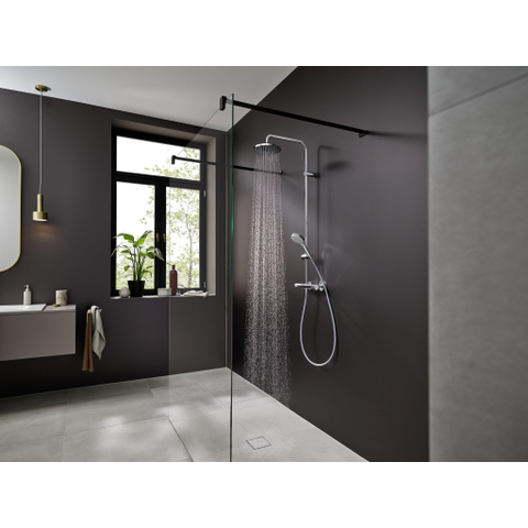Hansgrohe Vernis Blend Showerpipe - met thermostaat - ecosmart - hoogglans chroom SW647127