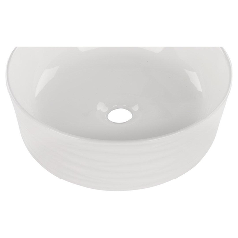 Differnz Wave vasque 37x37x12cm céramique blanc brillant SW811272