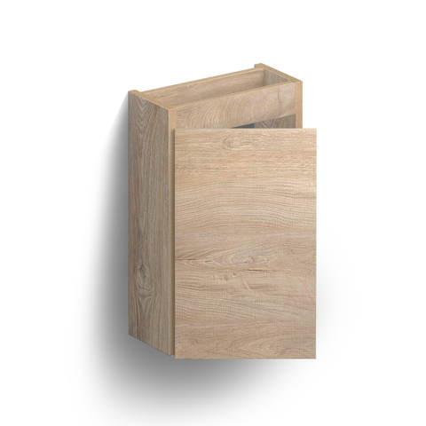 Clou InBe Meuble sous-lavabo pour lave-mains - 36x55x18cm - gauche - chêne grec SW1209483