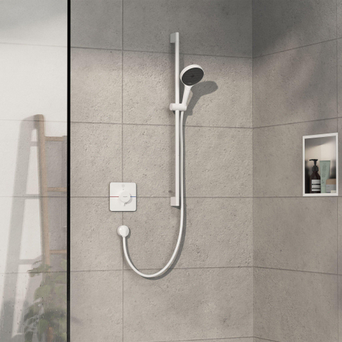 Hansgrohe Showerselect Comfort Q thermostatique encastrable pour 1 fonction mat blanc SW917955