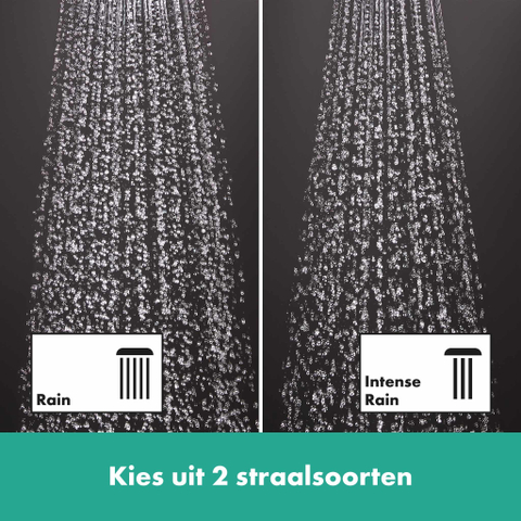 Hansgrohe Crometta e 240 - 1jet - showerpipe - met douchekraan - hoogglans chroom SW73208