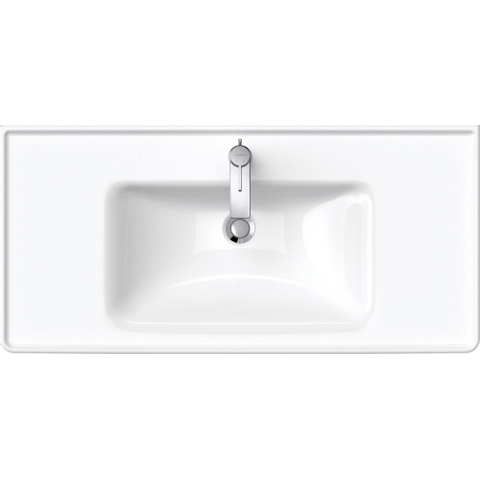 Duravit D-neo Wastafel - 100.5x48cm - met 1 kraangat - met overloop - wit SW640384