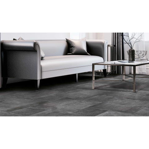 Ceralto Quercio Wood Carrelage de sol - 60x60cm - 9.0mm - rectifié - noir SW285513