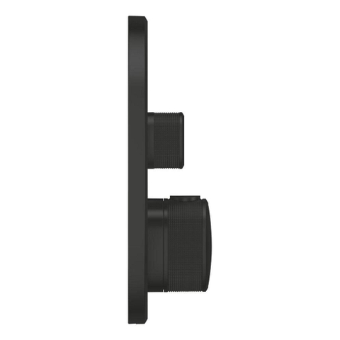 GROHE Grohtherm SmartControl afbouwdeel - rond - thermostatisch - 3 functies - mat zwart SW1477590