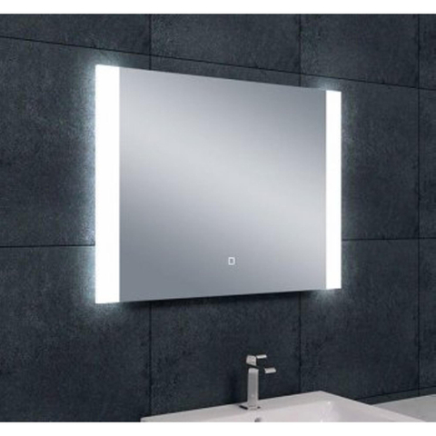 Wiesbaden Sunny spiegel rechthoek met LED, dimbaar en spiegelverwarming 80 x 60 cm SW87138