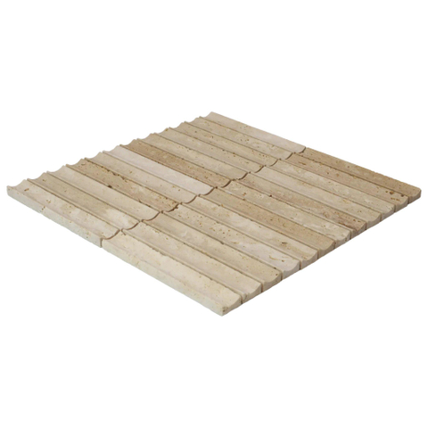 The Mosaic Factory Natural Stone mozaïektegel - 30x30cm - 10mm - vierkant - mat beige SW1576311