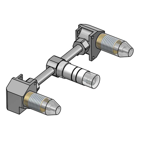 Hotbath Inbouwdeel - voor 3 gats inbouwkraan - overig SW230439