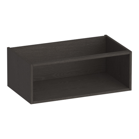 BRAUER Flourish armoire latérale - 80x30x45.5cm - avec 1 compartiment de rangement en bois anthracite SW1200443