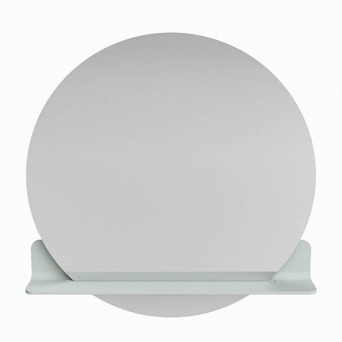 Mondiaz SPOT miroir – Ø 80 cm – avec tablette – Greey (vert clair/gris) SW1235536