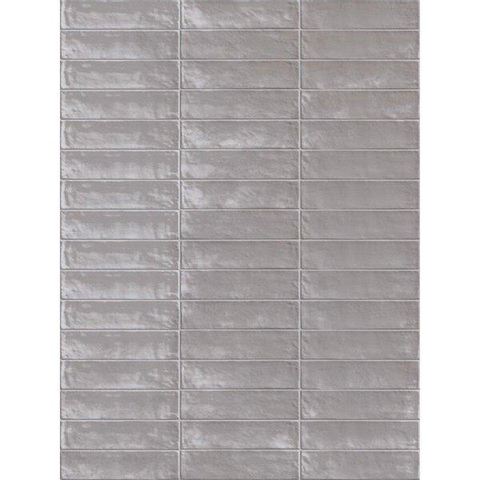 ÉCHANTILLON Ceralto Ivarno Grain Carreau mural 6x24cm 10mm gris SW912776
