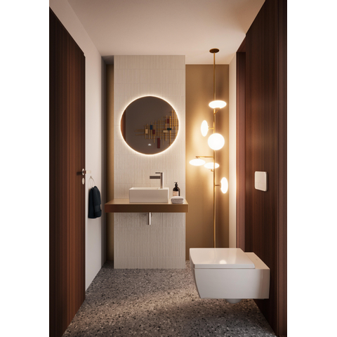 Villeroy & Boch Memento 2.0 lave-mains dessous rectifié 40x26cm - sans trop-plein 1 trou de robinet ceramic+ blanc SW358471