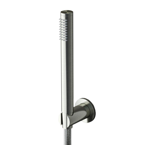 Hotbath Archie Wandsteun - met gewapende doucheslang - 150cm en handdouche AR350 - mat RVS 316 SW230358