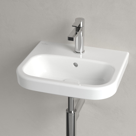 Villeroy & Boch Architectura fontein - 45x38cm - met kraangat - met overloop - White Alpine (glans wit) 1025280