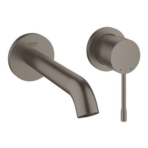 Grohe Essence New Wastafelkraan Inbouw - uitloop 18.3cm - M-size - brushed hard graphite (antraciet) SW97505