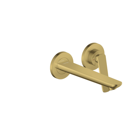 AXOR Citterio C afbouwdeel wastafelkraan - cubic cut - 2-gats - gepolijst goud SW1152196