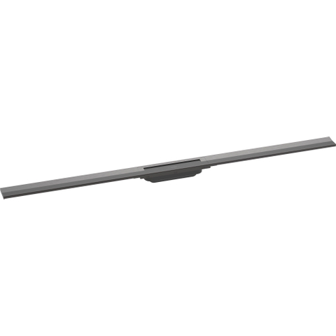 Hansgrohe RainDrain Flex Douchegoot - 120cm - inkortbaar - brushed black chrome SW1590351