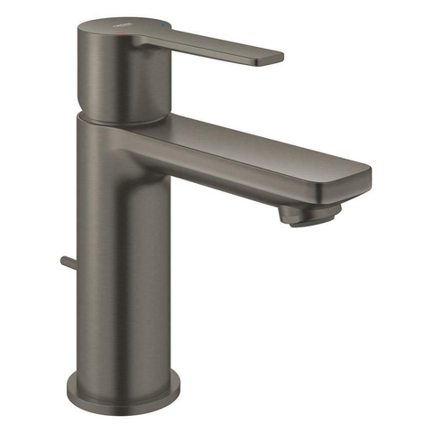 Grohe Lineare Waterbesparende Wastafelkraan - XS-Size - met waste - brushed hard graphite (antraciet) SW444481