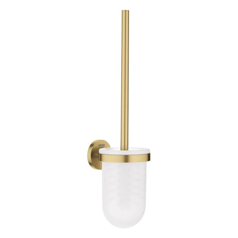 Grohe Essentials Toiletborstelhouder - wandmontage - rond - open - brushed cool sunrise (goud) SW99045
