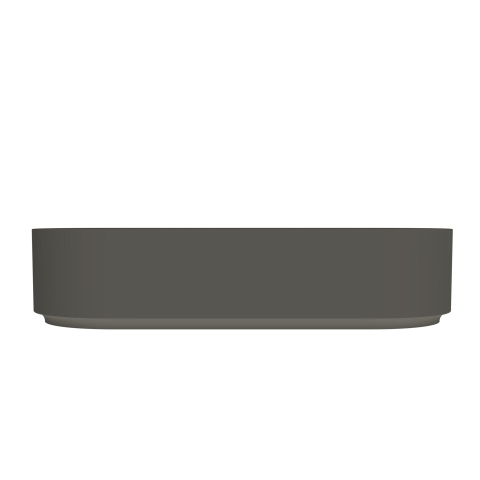 Arcqua Case vasque à poser - ovale - 60x26cm - quartz gris mat SW1209155