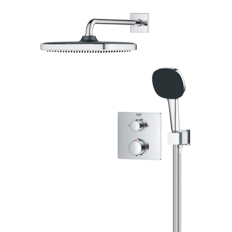 Grohe QuickFix Precision Thermostat Perfect Inbouw Douchesysteem - Vitalio Comfort 250 hoofddouche - chroom SW1120187