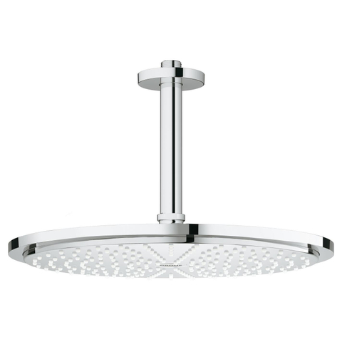 GROHE Rainshower Cosmopolitan 310 Douche de tête - 31cm - 1 jet - bras de plafond 14,2cm - chrome GA96876