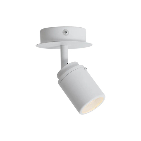 QAZQA Ducha - 1 lampe - y compris ampoule led dimmable - IP54 - Noir SW1477254