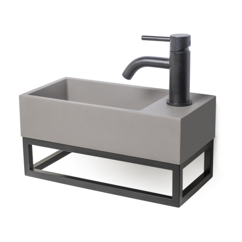 Brauer Black Edition Fonteinkraan opbouw - uitloop 11.5cm - mat zwart SW238158