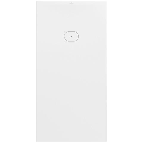 Villeroy & Boch Ecora douchebak - 180x90x4.5cm - afvoer korte zijde - white alpine (wit) SW1558979