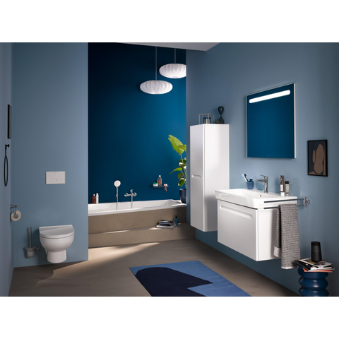 Duravit No.1 Bad offset - 160x85cm hoek links - wit glanzend SW723717