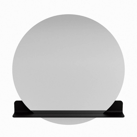 Mondiaz SPOT miroir – Ø 100 cm – avec tablette – Urban (noir) SW1235667
