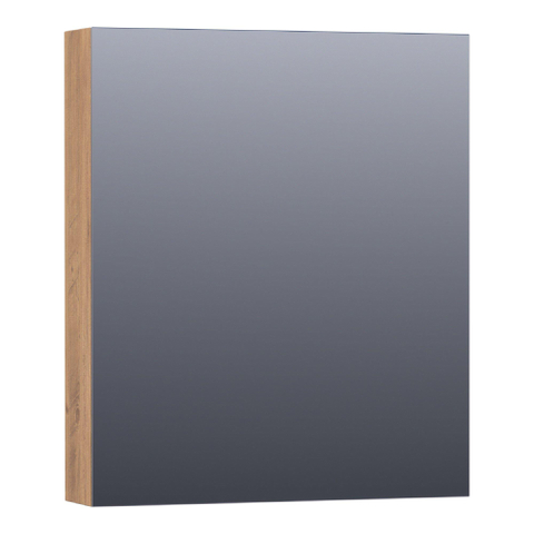 BRAUER Impress spiegelkast – 59x70x15 cm – rechtsdraaiend, dubbelzijdige spiegeldeurr – Chateau SW393003