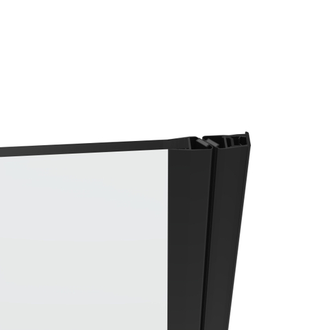 Marenza Neptune 5000 Porte de douche - 65x200cm - verre de sécurité sans profil - anti-calcaire - noir mat SW538301
