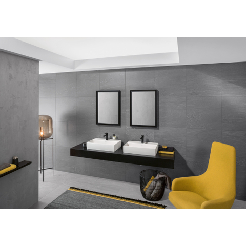 Villeroy & Boch memento 2.0 opzetwastafel - 60x42cm - met 1 kraangat - met overloop CeramicPlus - White Alpine (glans wit) SW106554