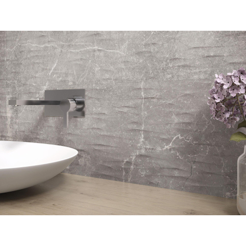 SAMPLE Terravito Unicoa wandtegel - 90x30cm - 10.5mm - gerectificeerd - Grijs SW1221289