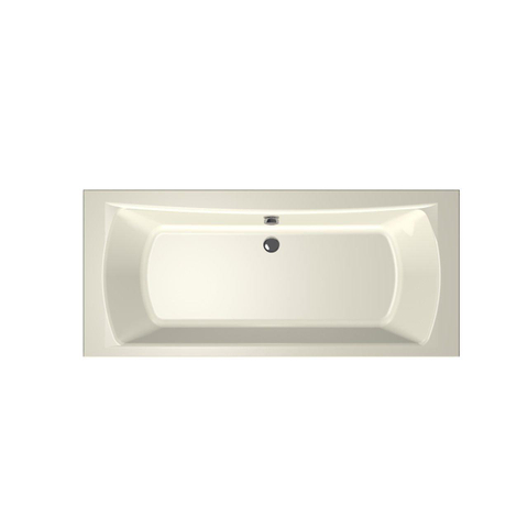 Xenz Robijn Baignoire duo - 180x80x48 - bonde Centrale - acrylique - pergamon SW378292