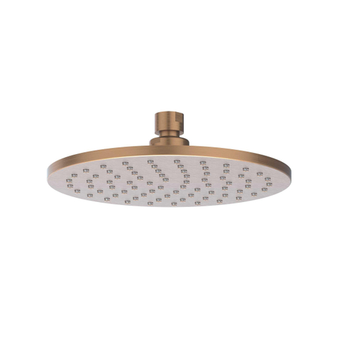 IVY Pact Ensemble de douche de pluie - encastré - symmetry - inverseur-arrêt 2 voies - bras de plafond 15cm - pomme de douche principale medium 20cm - support avec sortie - flexible de douche 150cm - douchette satin spray - Cuivre brossé mat PVD SW1035851
