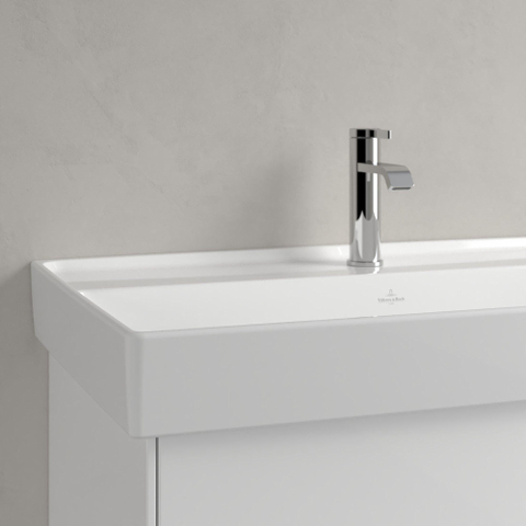 Villeroy & Boch Collaro meubelwastafel - 80x47cm - zonder overloop - 1 kraangat CeramicPlus - White Alpine (glans wit) SW358375