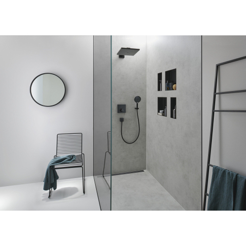 Hansgrohe Porter E support mural métal. avec position de fixation fixe. mat noir SW297583