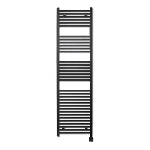 Sanicare Lumara Radiateur electrique - 170x50cm - 1026W - thermostat noir - en bas à droite - wifi - aluminium - noir mat SW1581502