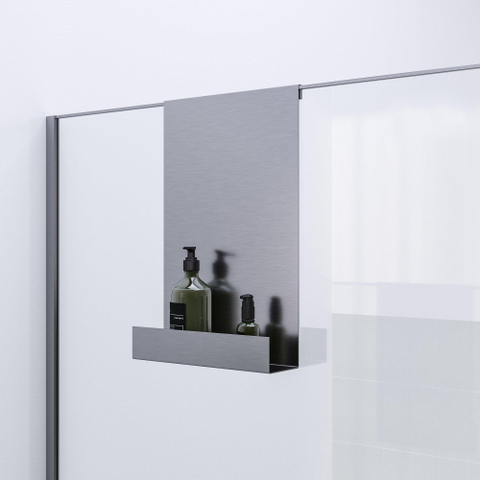 Brauer Etagère de douche - 25x40cm - Inox brossé SW1102534